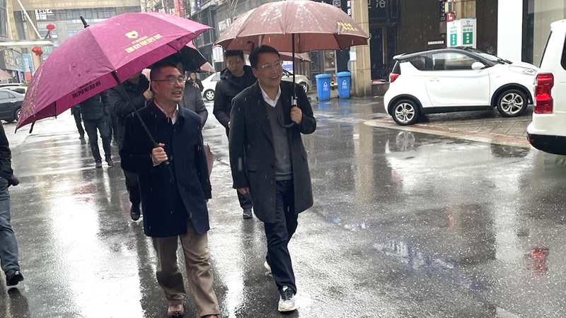 武義縣委常委、副縣長邱凌云一行調(diào)研龍游國際建材家居城